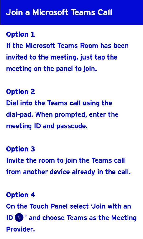 Content Join Teams Call